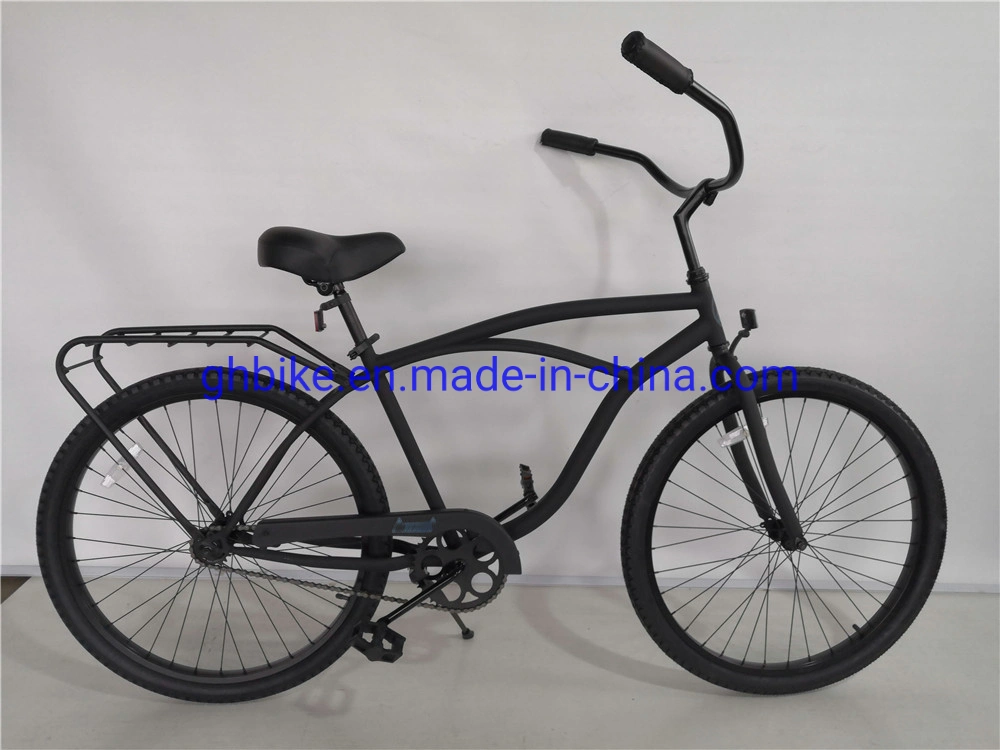 Custom Mens Cruiser Bicycle Beach Cruiser Bike with Basket