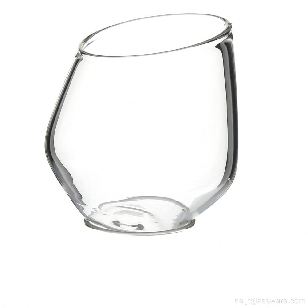 mundgeblasenes Classis Design Wein Whiskyglas