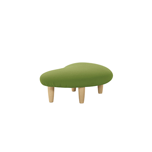 Noguchi berlapis Bench Fabric Freeform Ottoman