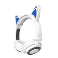 Écouteurs d&#39;oreille de chat brillants pour iPhone/Android/PC/tablette