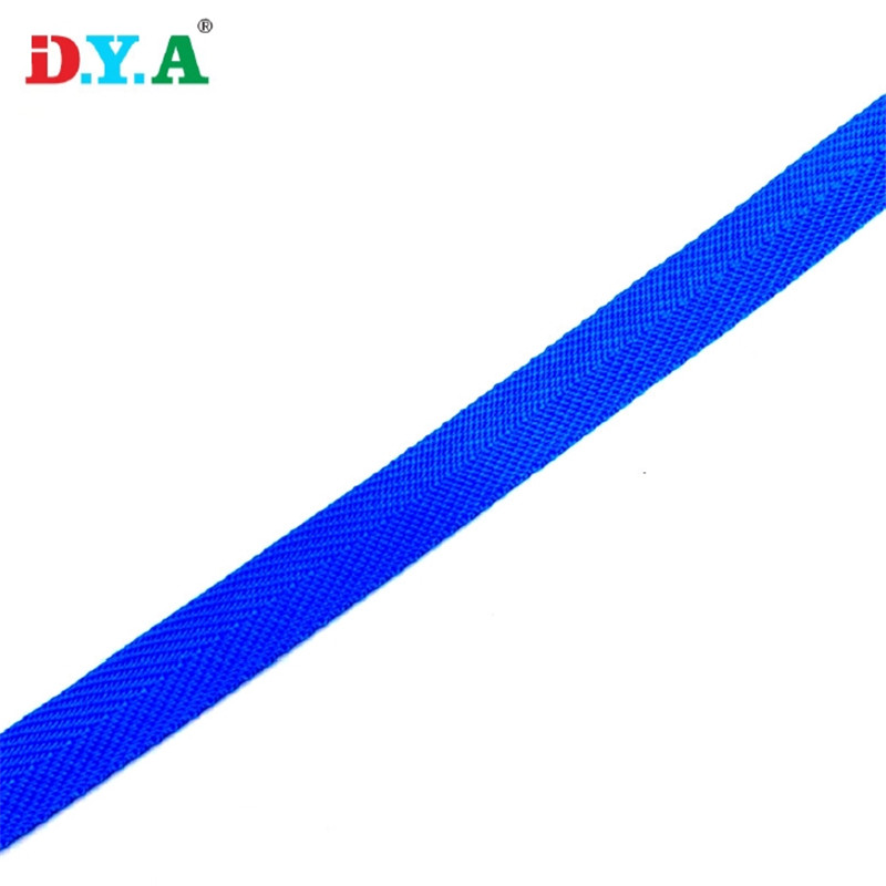 High Quality 25mm pp padded webbing tape 20mm blue strap polypropylene