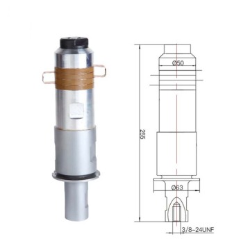 เครื่องแปลงสัญญาณอัลตราโซนิก 20khz สำหรับเครื่องหน้ากากแบบใช้แล้วทิ้ง