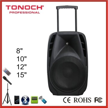 Pro Audio Plastic Trolley Speaker with Wireless Device