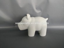 2016 high quality white pig sculpture for home decoration