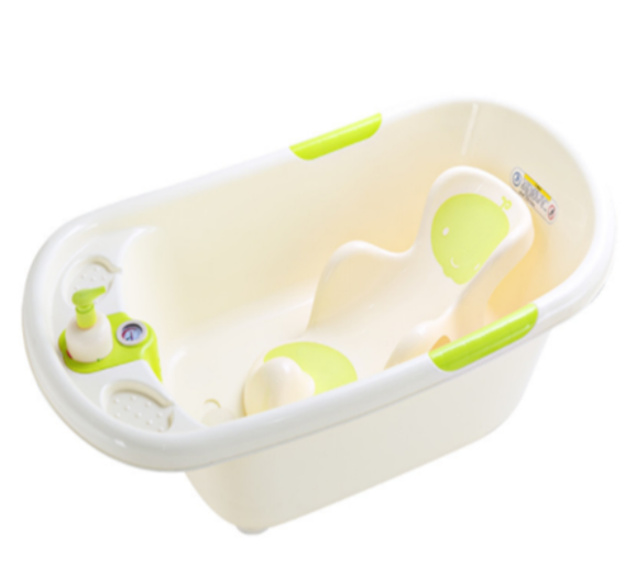 Пластикова ванна для немовлят з термометром та ванною