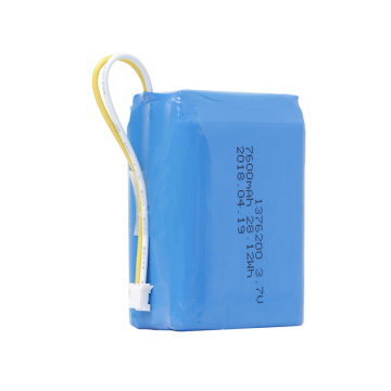 Hochwertige 1376200 3.7V 7600mAh 1S2P Lipo Batterie