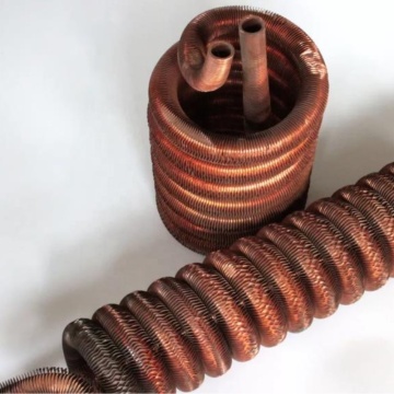 Copper Fin Tube Coil For Heat Radiator