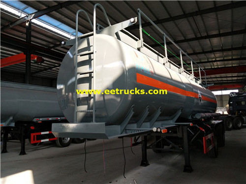 25cbm tri-axle sodium hydroxide tank trailer