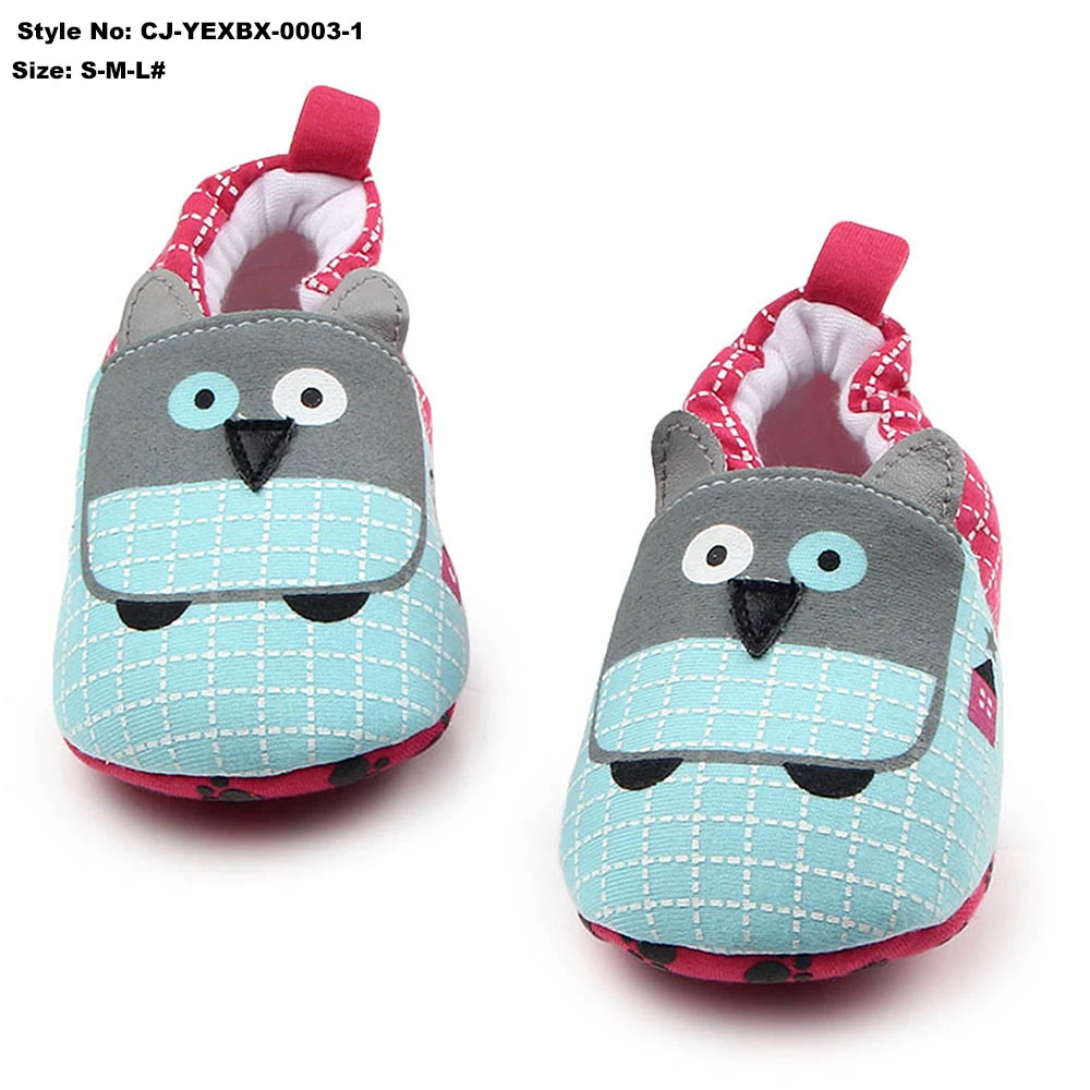 Spring and Autumn New Cartoon Knit Fabric Elastic Shoes Wholesale Baby Shoes Toddler Shoes