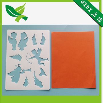 Plastic art drawing stencil for kids