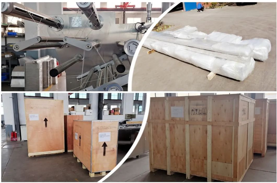 Semi-Auto Qingdao Multipurpose Horizontal Pillow Bag Gas Flushing Nitrogen Filling Food Bakery Bread Bagel Donut Date Print Packing Packaging Machinery