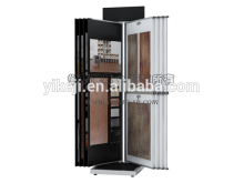 metal material ceramic tile display rack,steel material ceramic tile display rack,page turning tile display rack stand