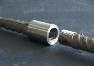 Rebar rib peeling coupler