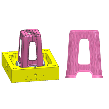 High Quality Best Price Plastic Injection Rattan Kid Stool Mould
