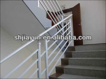 outdoor hand railings for stairs with different surface treatment