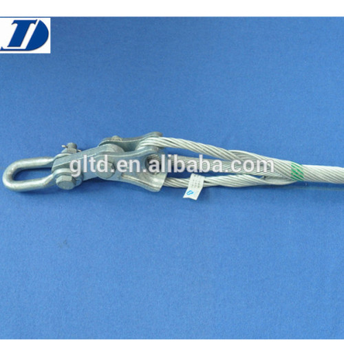 Hot dip galvanized steel ADSS preformed tension clamps