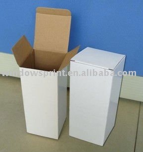 Shipping White Corrugated paper box