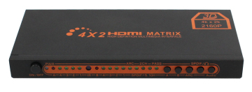 4x2 HDMI Matrix Switch SPDIF 3.5mm Output