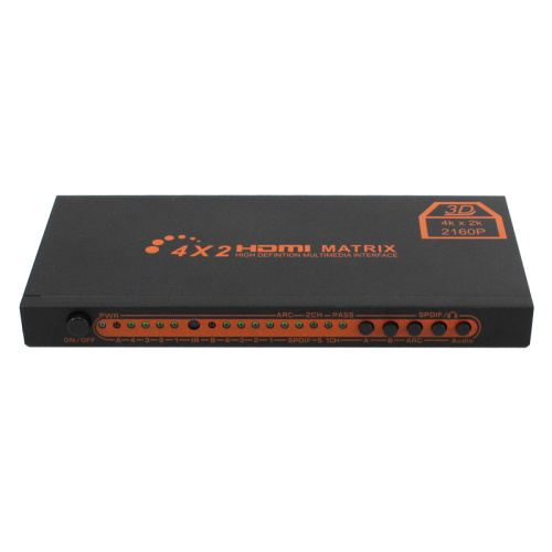 4x2 HDMI Matrix Switch SPDIF 3.5mm Output