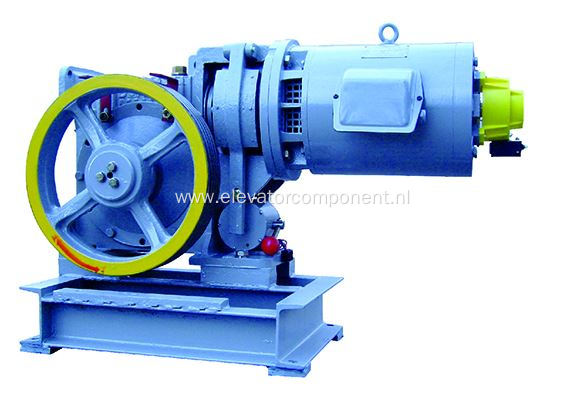 AC220V/60Hz Elevator VVVF Geared Traction Machine