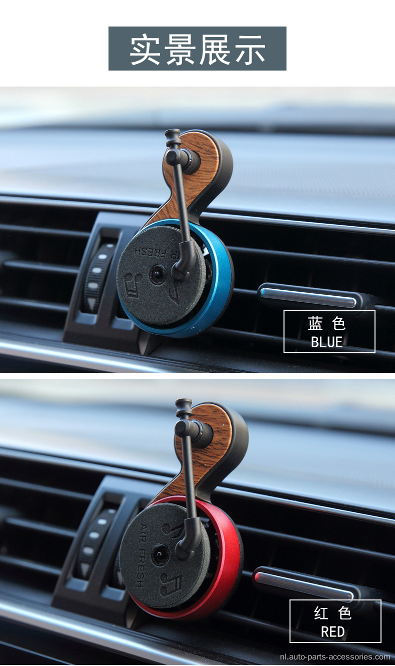 Record Player Phonograph Air Fresnener Car Aangepaste clips