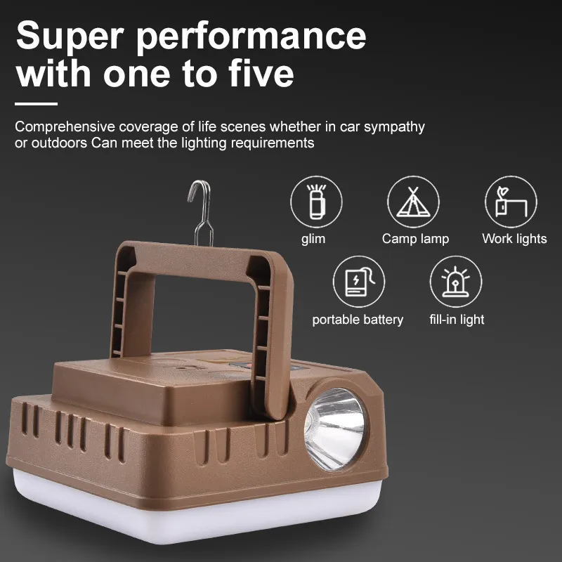 Rechargeable LED Camping Bulb with USB Power for Adventures