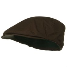 Brown Waxed Cotton Canvas Ivy Cap