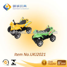 Plastic pull back ATV