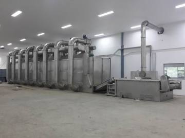 Plant fibres dryer equipment