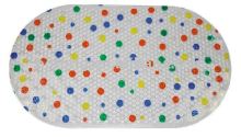 oval anti slip Pvc foaming bath Mat with printing