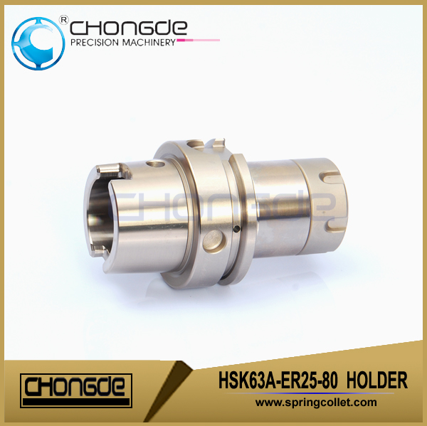 HSK63A-ER25-80 초정밀 CNC 공작 기계 홀더