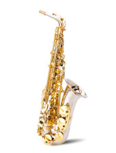 silver brass sax
