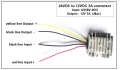 24VDC έως 12VDC 3A Ρυθμιστής τάσης Ηλεκτρικός μετατροπέας