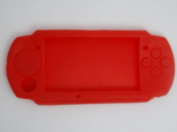 Odm Wear Resistance Red Silicone Psp Case Embossed For Psp 2000