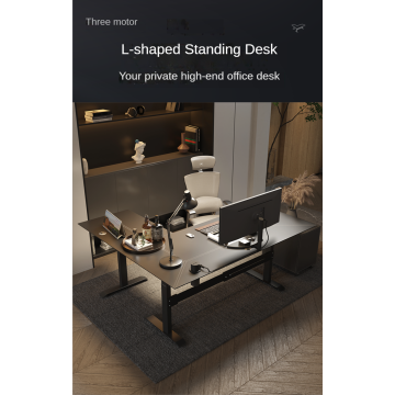 Cadre de bureau de support assis à 3 moteurs de 3 moteurs
