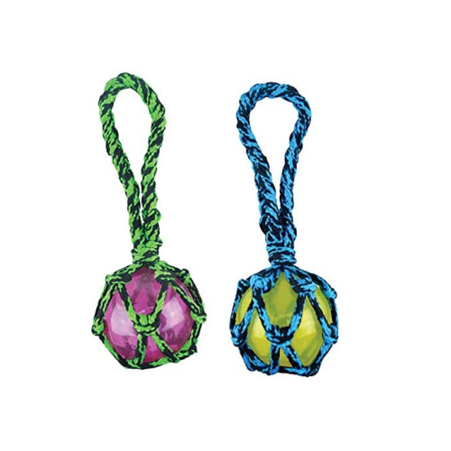 Dog Toy Paracord σχοινί Tug Ball