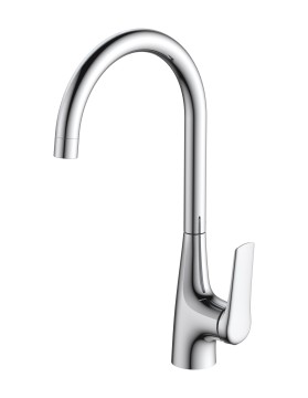 Polished Brass Kitchen Tap