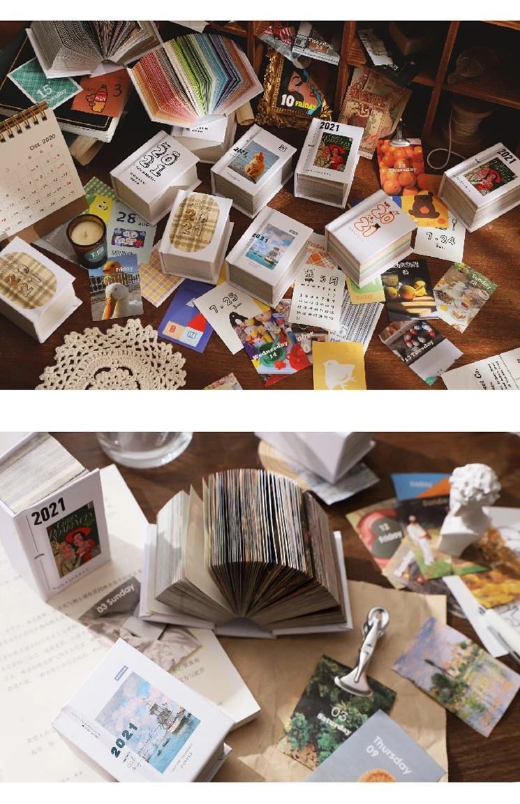 Mini Decoration Paper Calendar Scrapbook