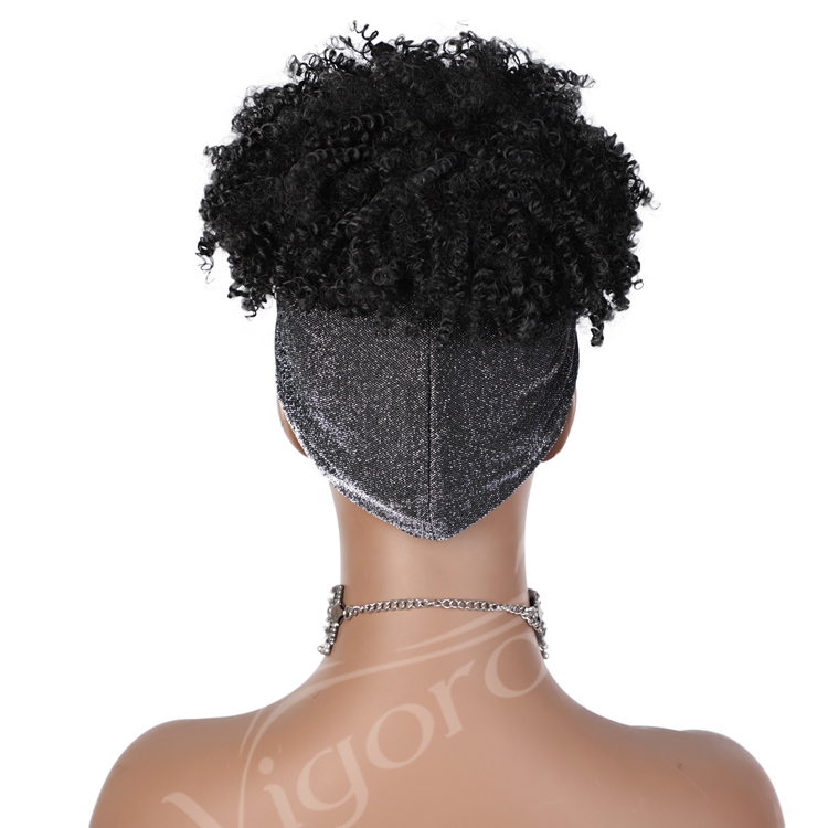 2020 Fiber Wig Headwrap Short Spring Custom Elastic Adjustable Plastic Silver Ladies Headband Synthetic Hair