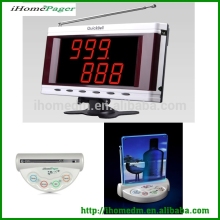 Restaurant service equipment, wireless catering calling system with holder