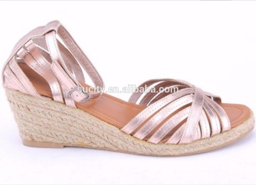 stylish lady wedge espadrilles
