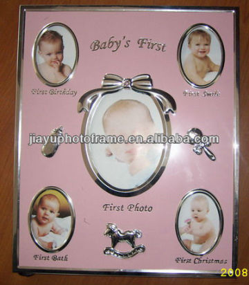 aluminium baby photo frames