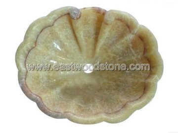 lavabo onyx bois jaune