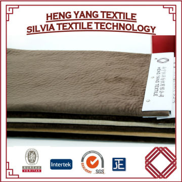 Polyester Super Soft Foam Bonded Fabric / Crepe Sofa Fabric