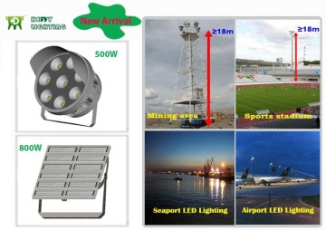 led floodlight for outdoor golf course / soccer court/basketball court stadium light poles