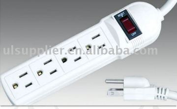 4 outlet UL/CUL surge suppressor/surge protector/power suppressor(09-PT6601S) 90 Joules Surge