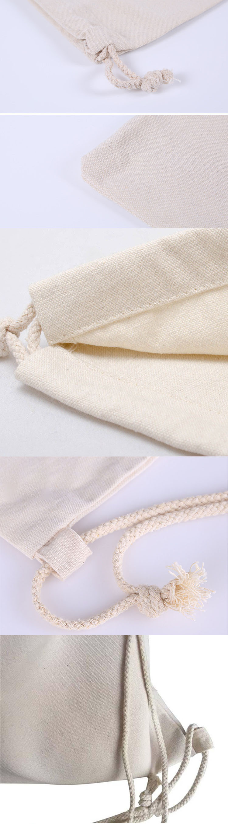 100% cotton muslin fabric jewelry pouch private label eco friendly gift packaging bags printed canvas jewelry pouch bag