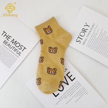 teddy bear socks, student socks, boneless socks