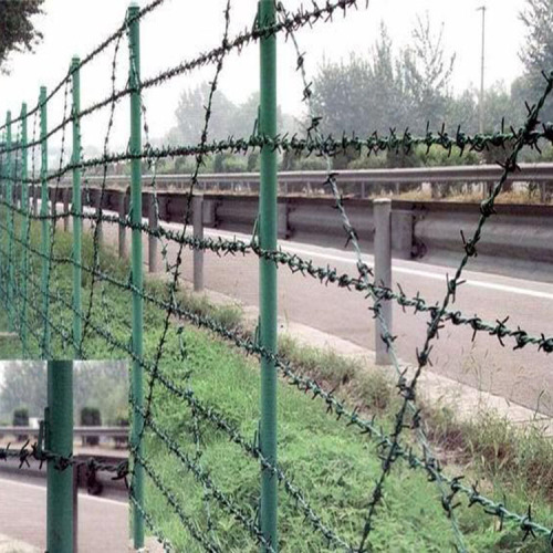 Galvanisiertes Eisen Stacheldraht Maschendrahtzaun