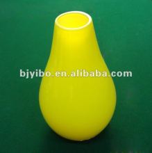 Popular yellow wholesale glass vase